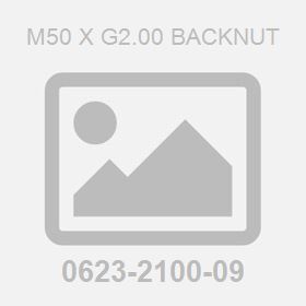 M50 X G2.00 Backnut